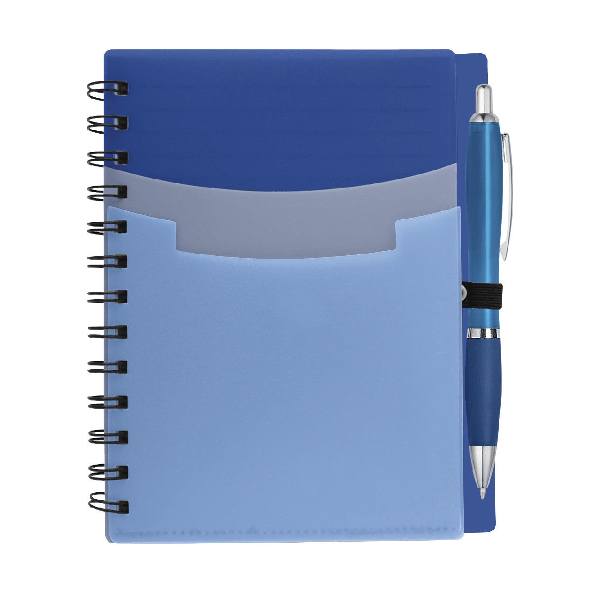 Tri-Pocket Notebook & Satin Pen