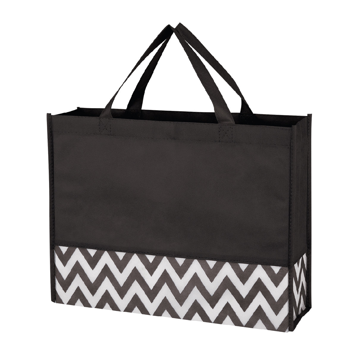 Zigzag Non-Woven Tote Bag